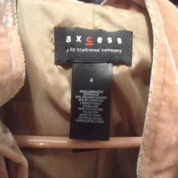 Vintage 90s Liz Claiborne velvet jacket - Picture 5 of 5